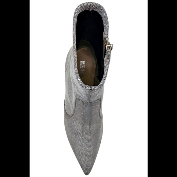 Michael Kors Womens Shiloh Ankle Bootie Silver - Medium - Picture 2 of 3